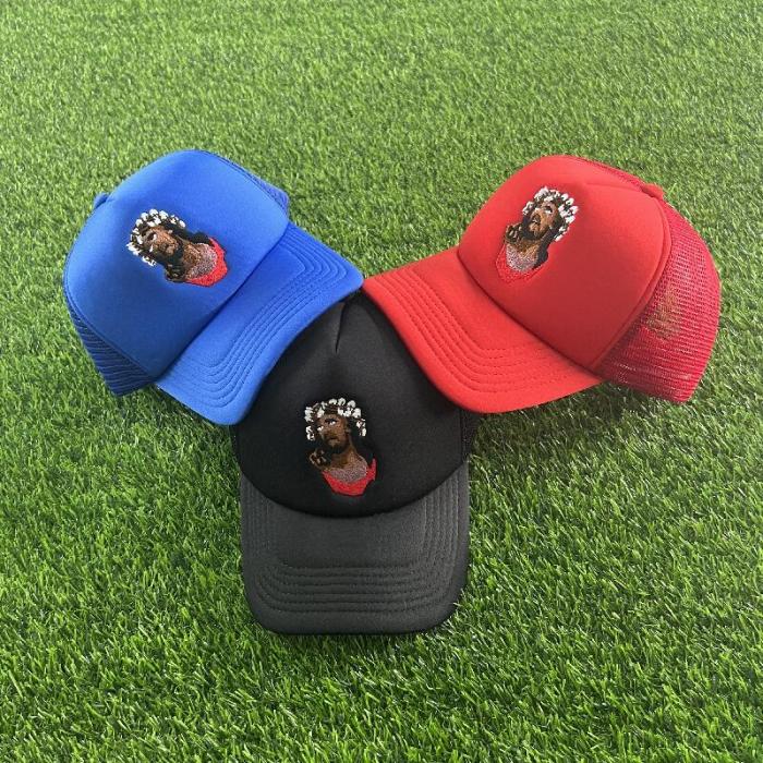 Jesus embroidered trucker hat