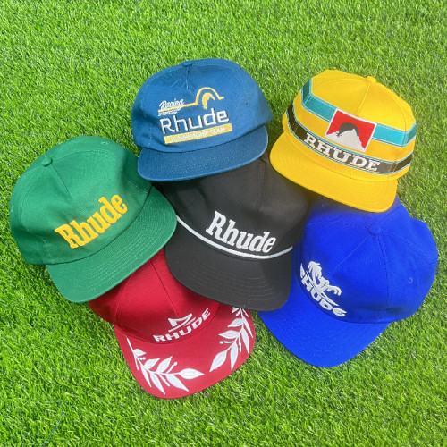 Multicolor embroidered letter flat brim hat 11 colors