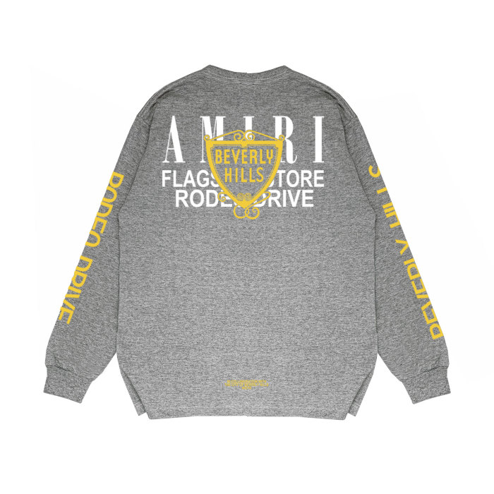 Gold Cup Alphabet Print Long Sleeve