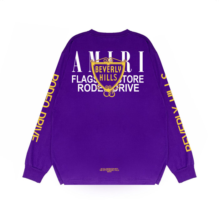 Gold Cup Alphabet Print Long Sleeve