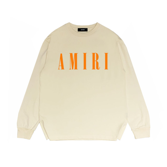 Classic simple letter print long sleeves 8 colors