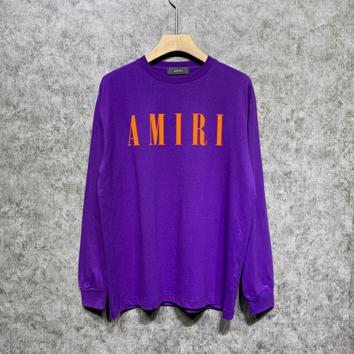 Classic simple letter print long sleeves 8 colors