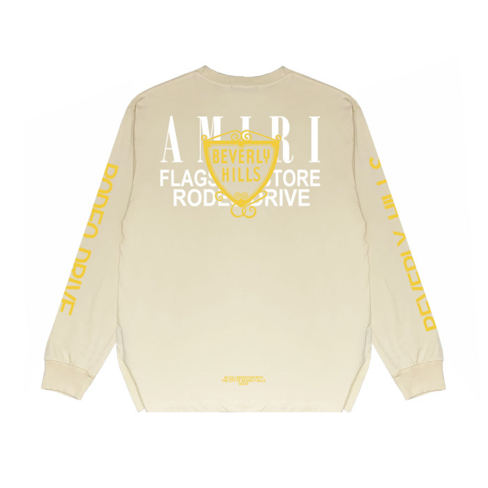 Gold Cup Alphabet Print Long Sleeve