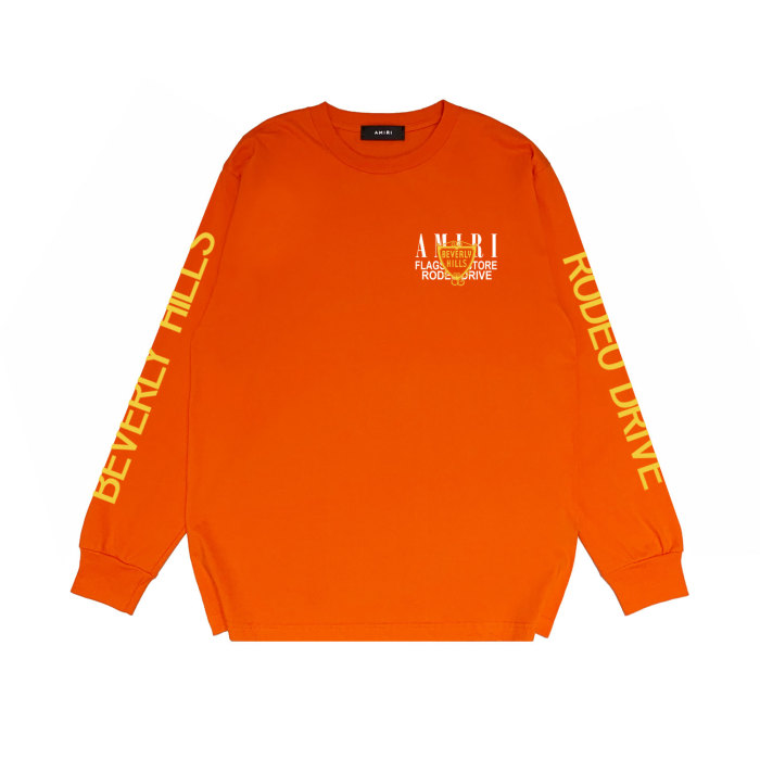 Gold Cup Alphabet Print Long Sleeve