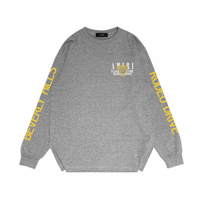 Gold Cup Alphabet Print Long Sleeve