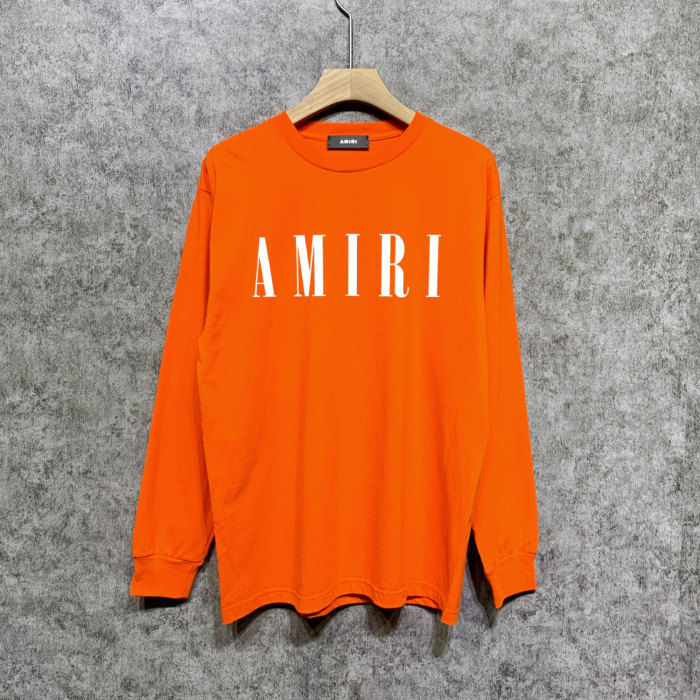 Classic simple letter print long sleeves 8 colors