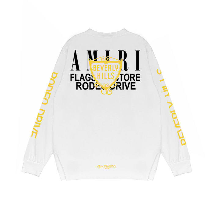 Gold Cup Alphabet Print Long Sleeve