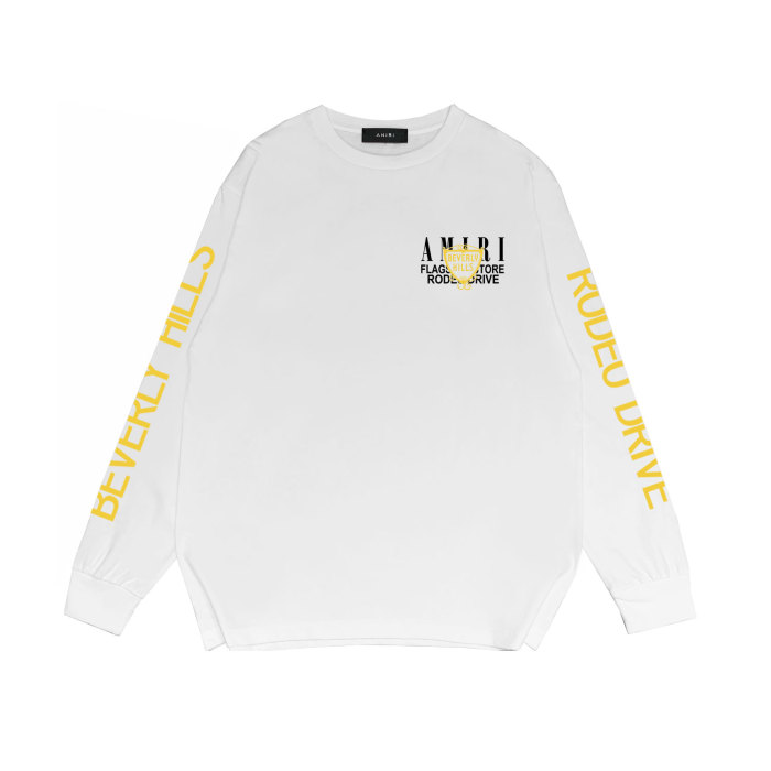 Gold Cup Alphabet Print Long Sleeve