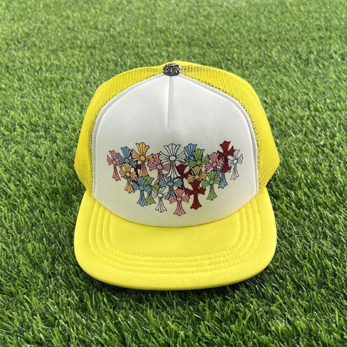 Colorful cross trucker hat
