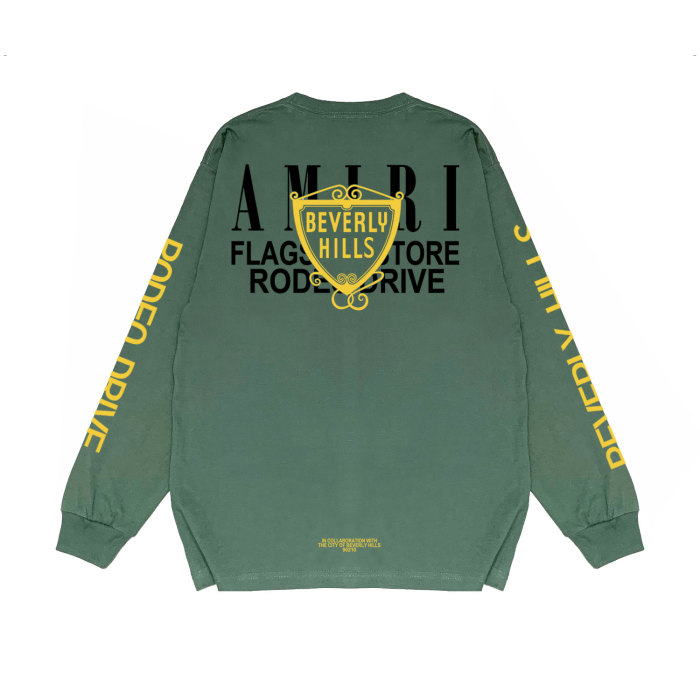 Gold Cup Alphabet Print Long Sleeve