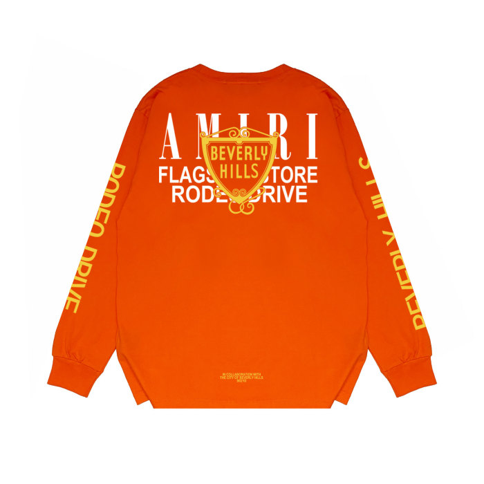 Gold Cup Alphabet Print Long Sleeve