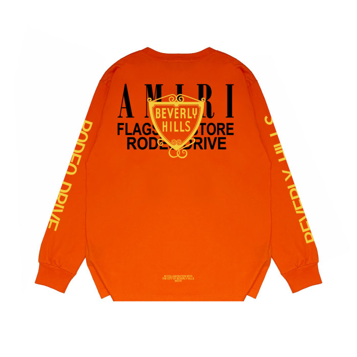 Gold Cup Alphabet Print Long Sleeve
