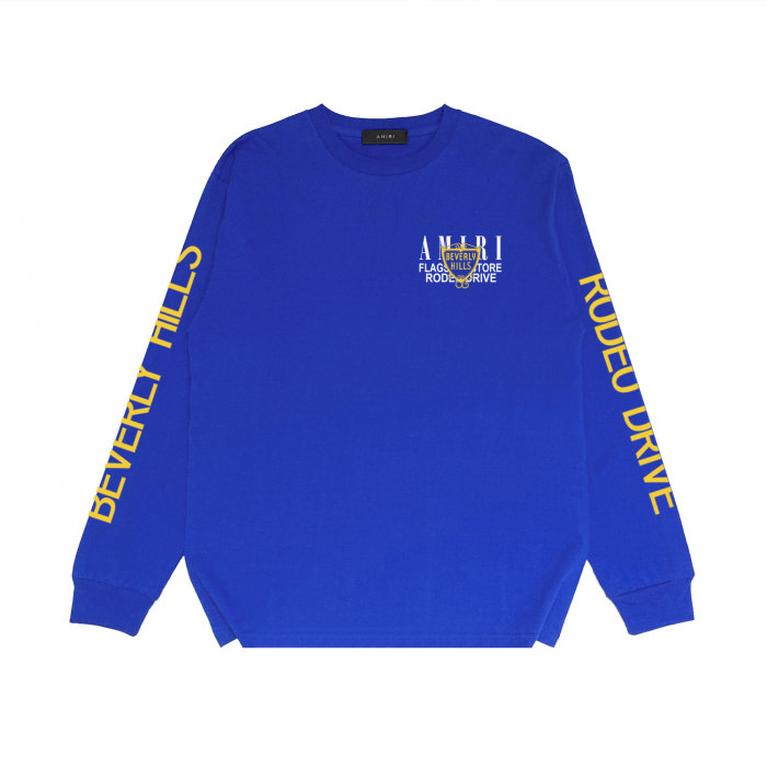 Gold Cup Alphabet Print Long Sleeve