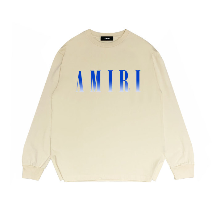 Gradual change classic letter print long sleeves