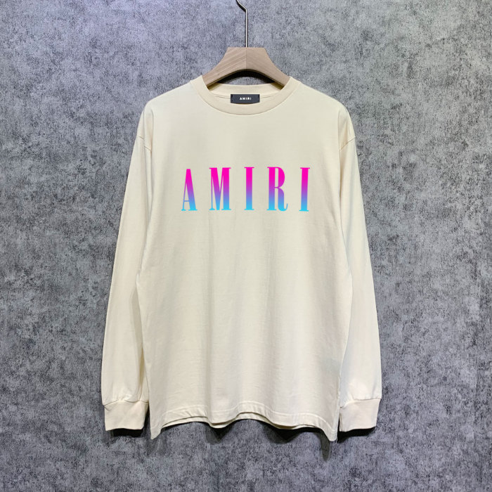 Gradual change classic letter print long sleeves
