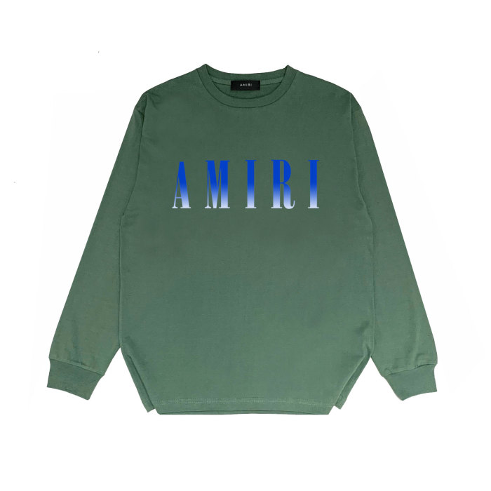 Gradual change classic letter print long sleeves