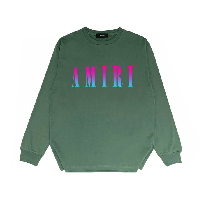 Gradual change classic letter print long sleeves