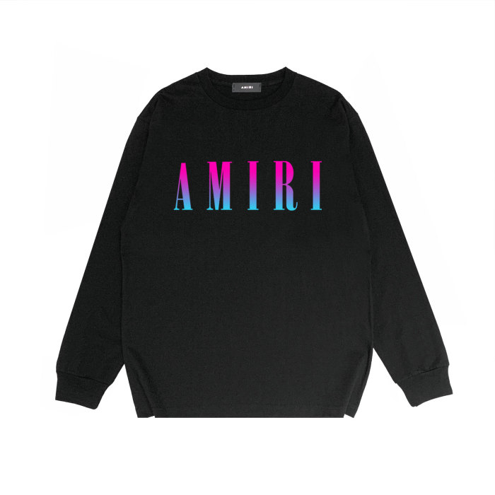 Gradual change classic letter print long sleeves
