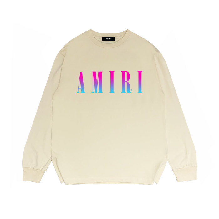 Gradual change classic letter print long sleeves