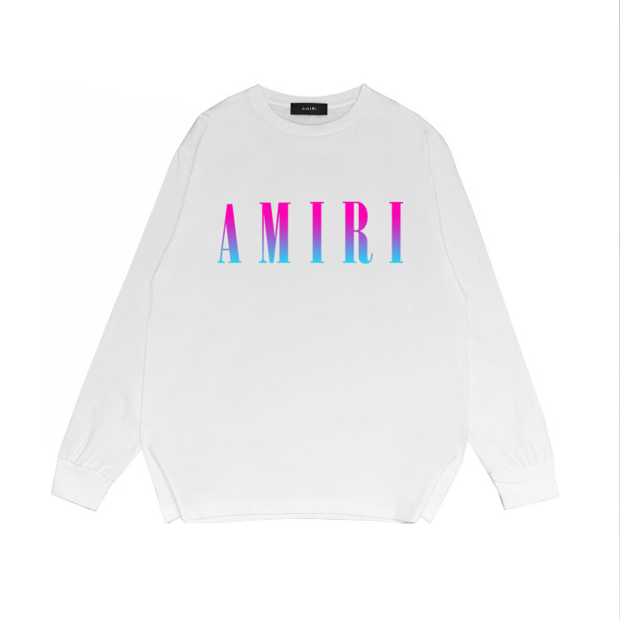 Gradual change classic letter print long sleeves