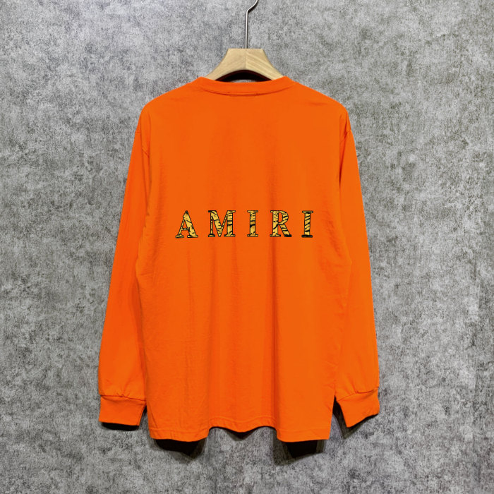 Tiger logo Letter Print Long sleeve