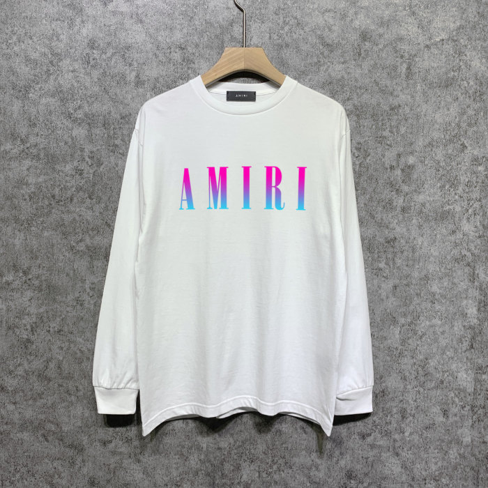 Gradual change classic letter print long sleeves