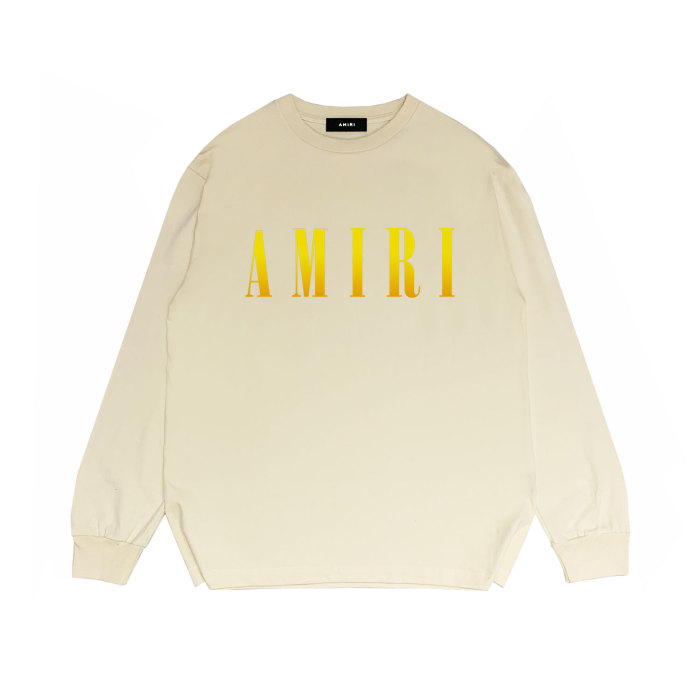 Gradual change classic letter print long sleeves