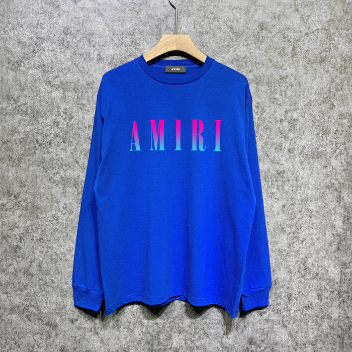 Gradual change classic letter print long sleeves