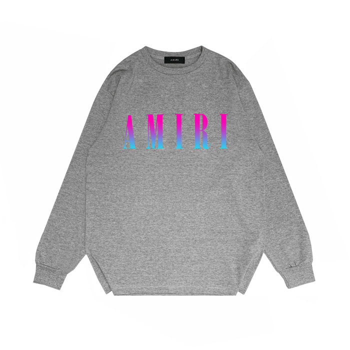 Gradual change classic letter print long sleeves