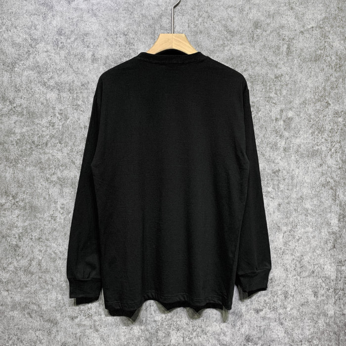 Gradual change classic letter print long sleeves