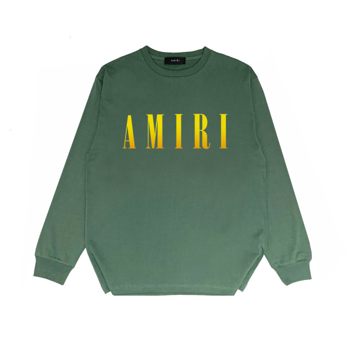 Gradual change classic letter print long sleeves