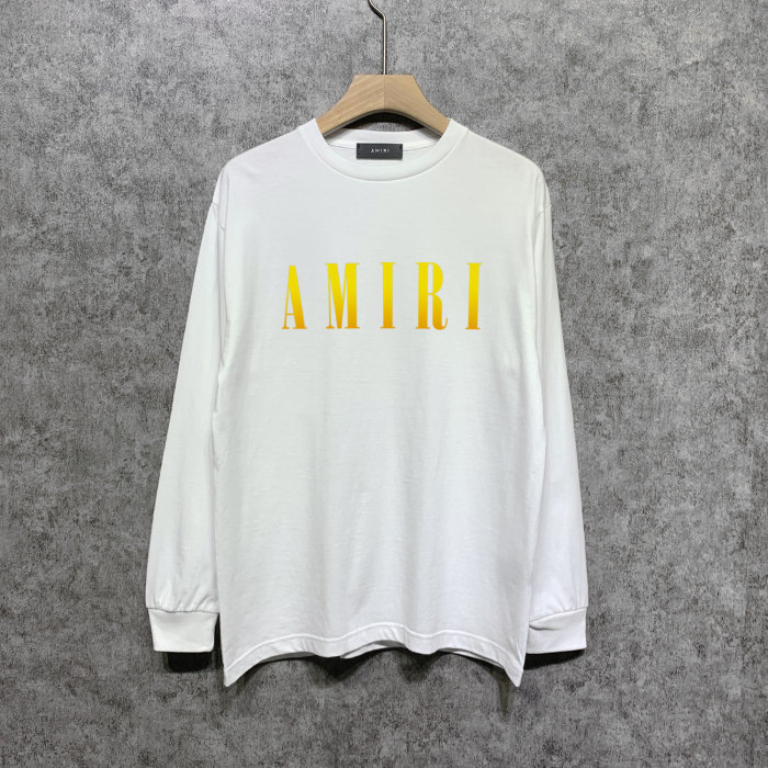 Gradual change classic letter print long sleeves