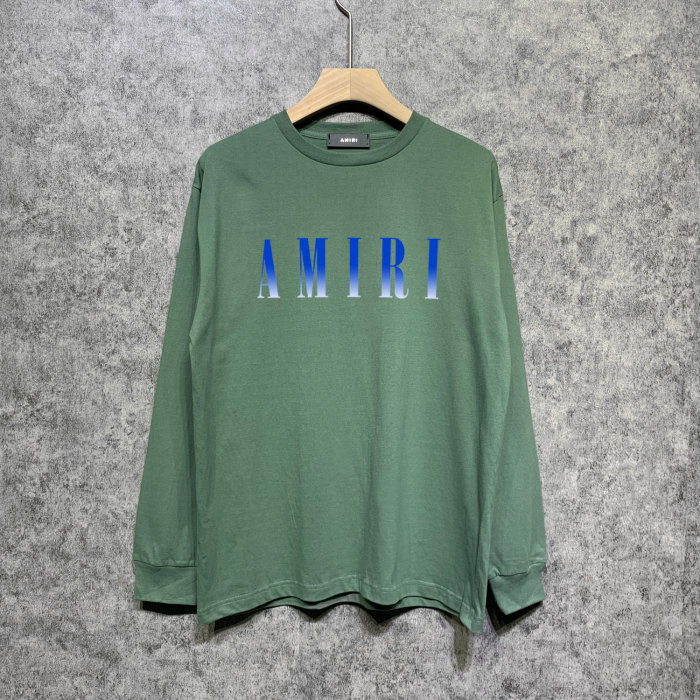 Gradual change classic letter print long sleeves