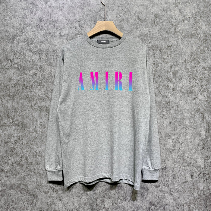 Gradual change classic letter print long sleeves