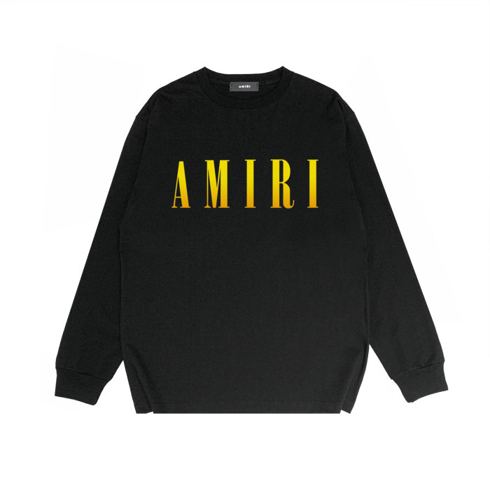 Gradual change classic letter print long sleeves