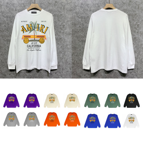 Coconut Tree Alphabet Print Long Sleeve