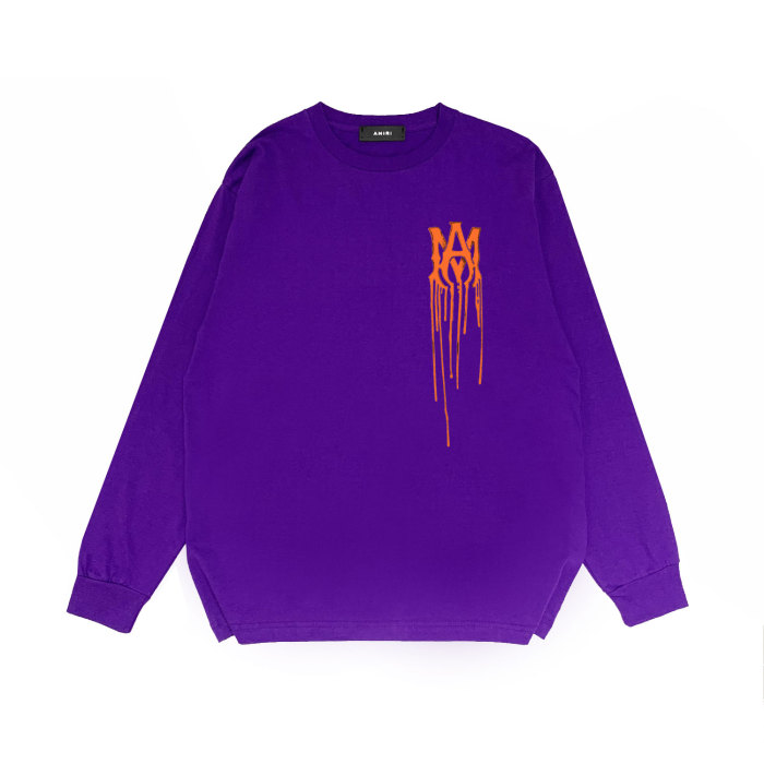 [50% Off]Orange Dissolve letter Print Long sleeves 21078605