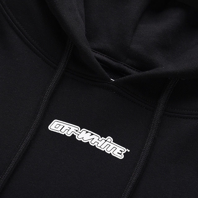 [Buy more Save more]Blue graffiti style arrow logo print hoodie
