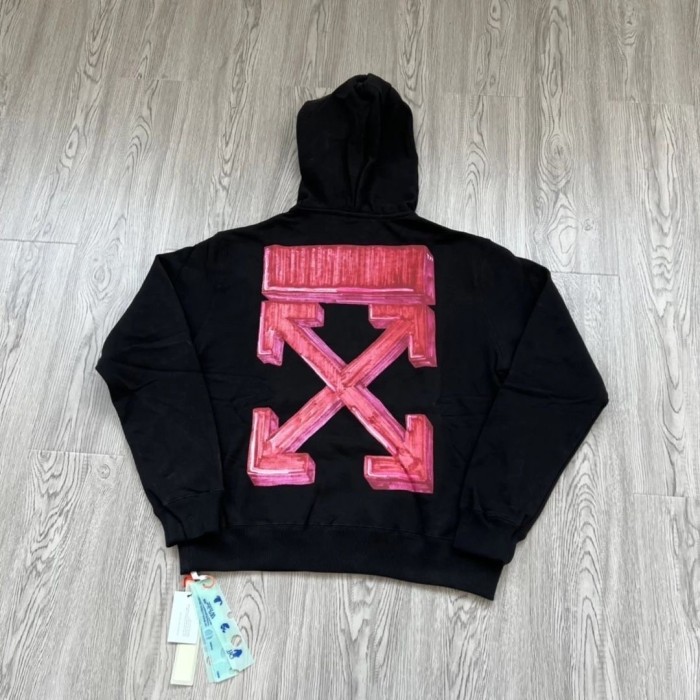[Buy more Save more]crayon graffiti print logo hoodie red logo