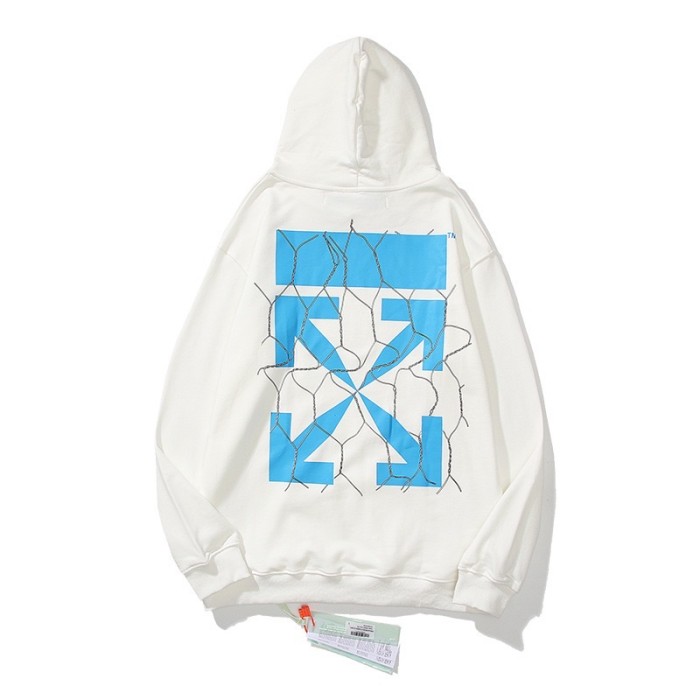 [Buy more Save more]Blue arow logo & line Hoodie