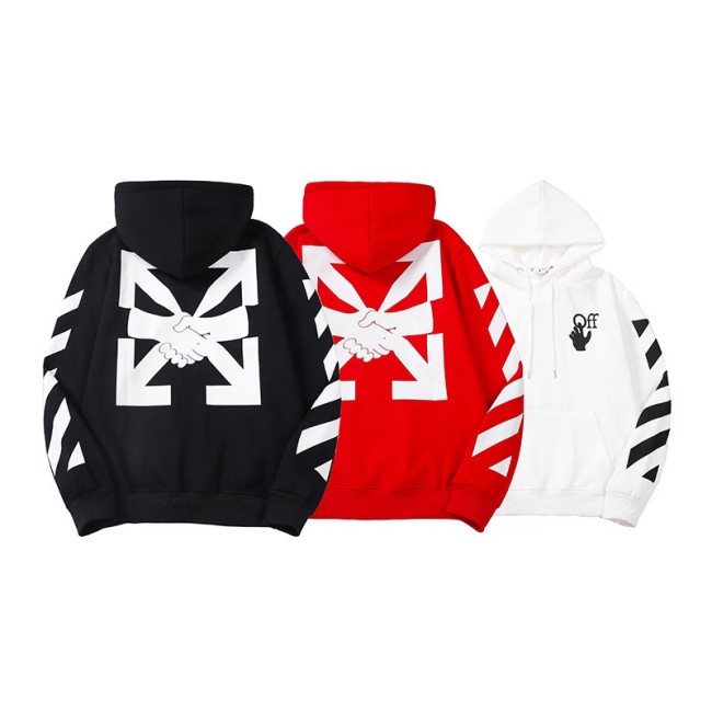 [Buy more Save more]Hand arow logo print hoodie