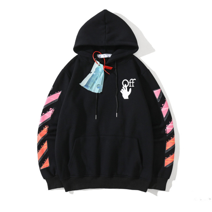 [Buy more Save more]red & purple graffiti style hoodie black 21110440
