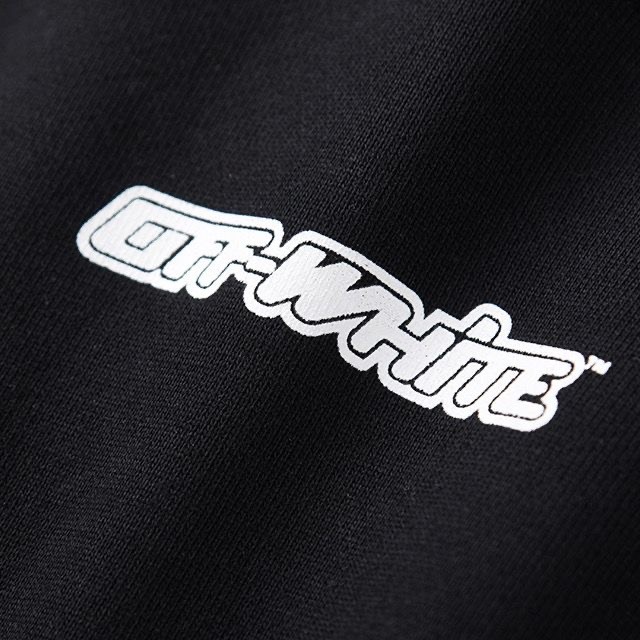 [Buy more Save more]Blue graffiti style arrow logo print hoodie