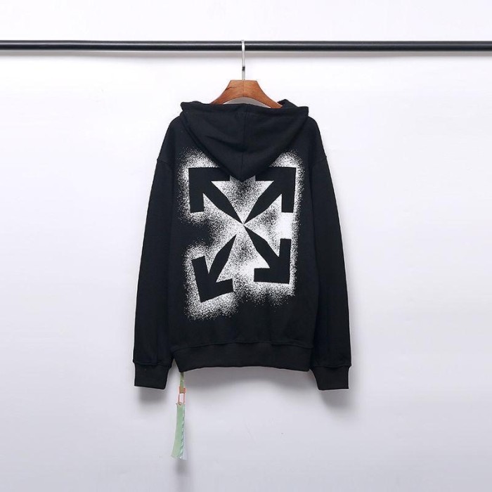 [Buy more Save more]Inkjet arow logo paint hoodie black 21110527