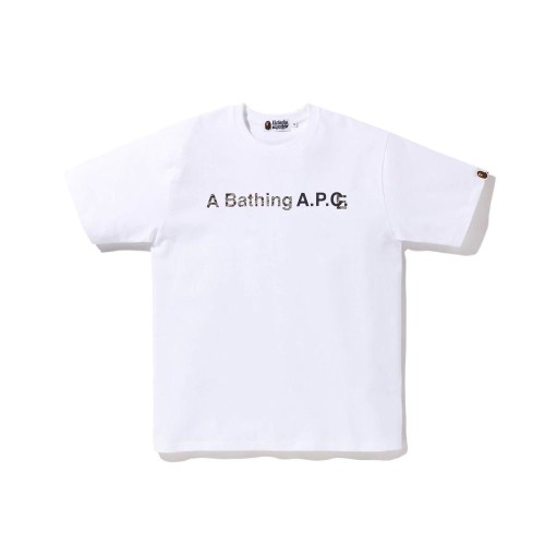 Camouflage monogram print short sleeve 2 colors