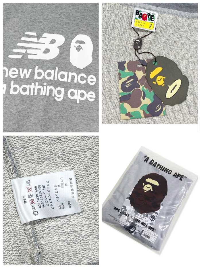 B@pe NB camo ape logo hoodie
