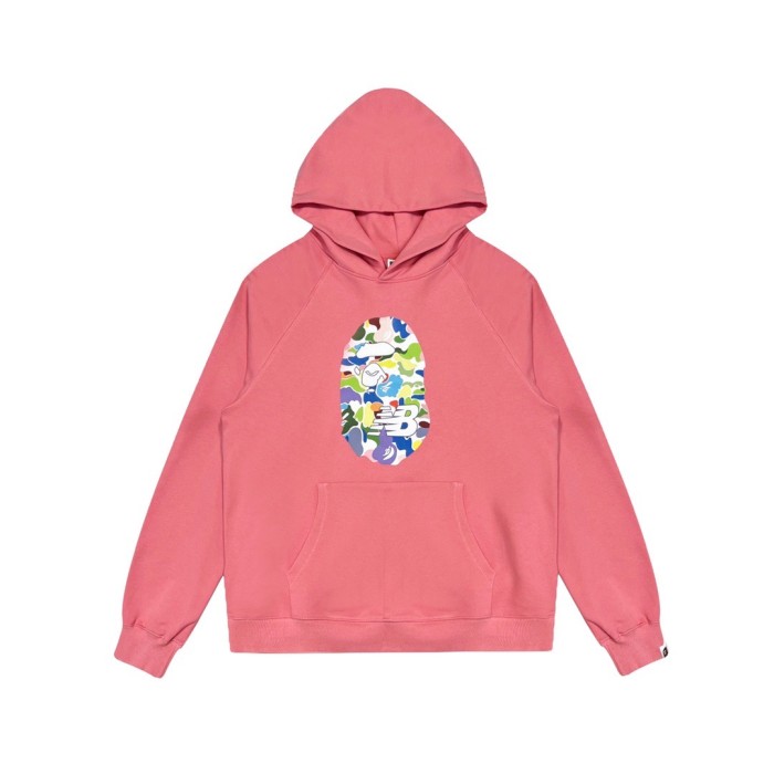 B@pe NB camo ape logo hoodie