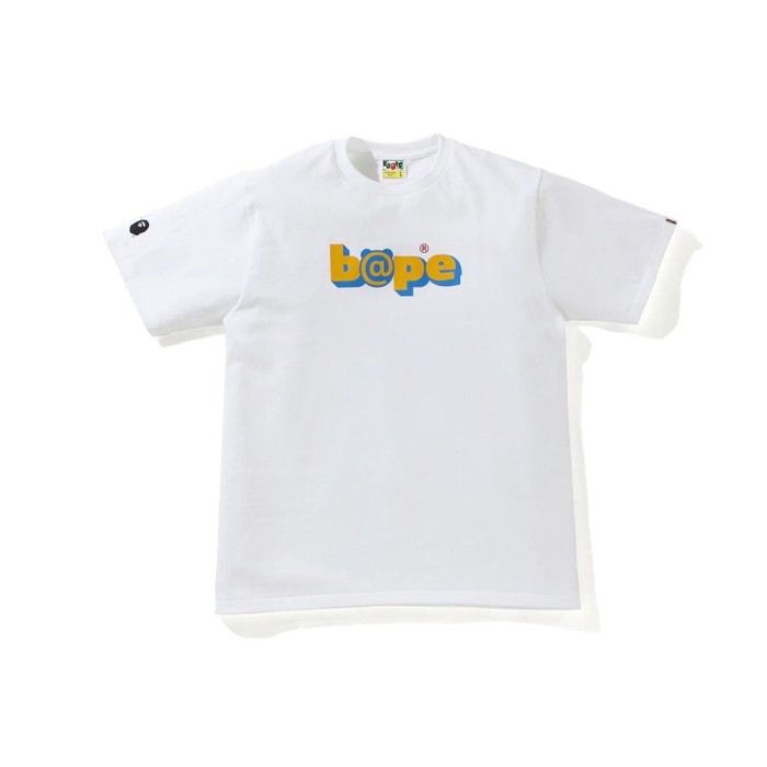 [buy more save more] Three dimensional small letter print short sleeve 2 colors