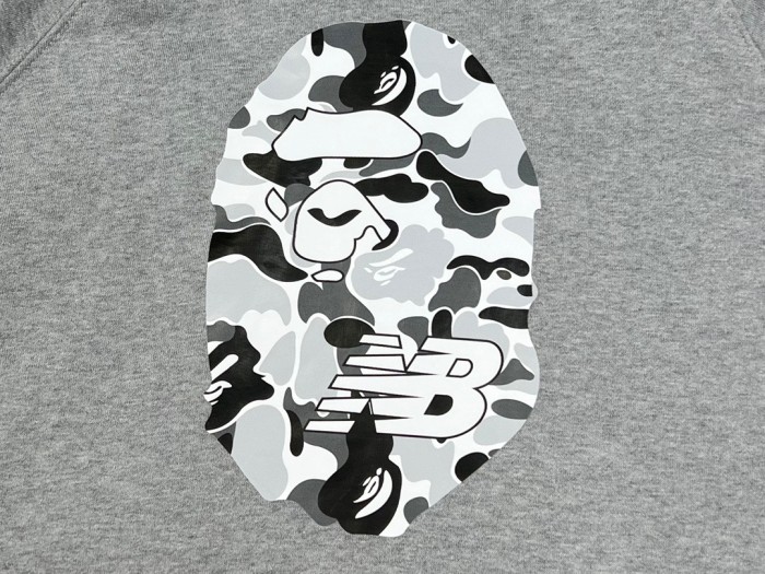 B@pe NB camo ape logo hoodie