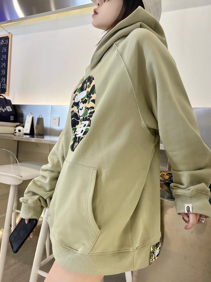 B@pe NB camo ape logo hoodie